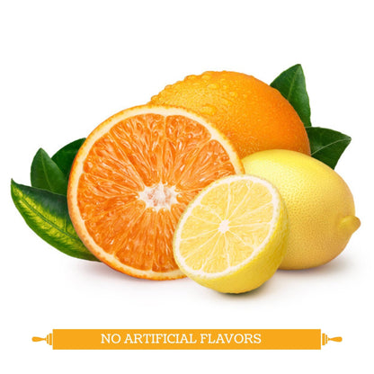 Andy Anand Chocolatier Sugar Free Orange & Lemon Hard Candy - Tangy Orange & Lemon Mixed Flavor - Made in Italy Individually Wrapped Gluten Free Enhanced with Vitamin C, Lemon Hard Candy Keto Stevia Sweetened Candy (7 Oz)