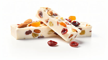 Andy Anand Deliciously Divine Red Fruit Almond Nougat - Brittle Nougat Turron with Wildflower Honey - European Turron Candy - A Traditional Spanish Treat & Sweet Delights – 7 Oz