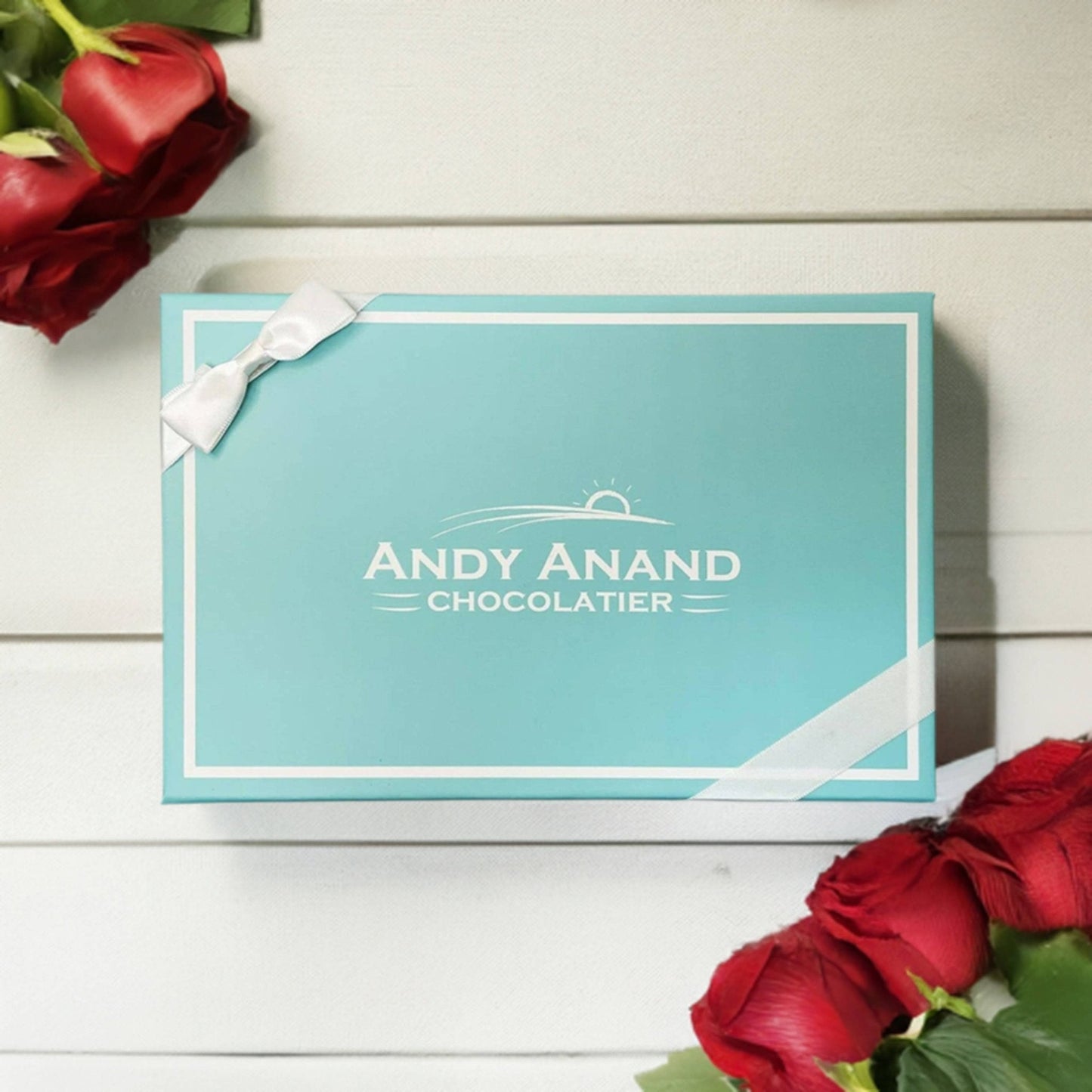 Andy Anand Chocolate Almond Cake, 9-Inch, 2.5 lb – Freshly Crafted, Luxuriously Creamy, Intense Chocolate & Almond Flavor, Birthday Gift Box