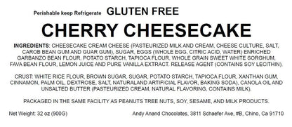 Andy Anand Gluten-Free Wild Berry Cheesecake, 9-Inch, 2.8 lb – Freshly Baked, California Cream Cheese, No Preservatives, Birthday Gift Box