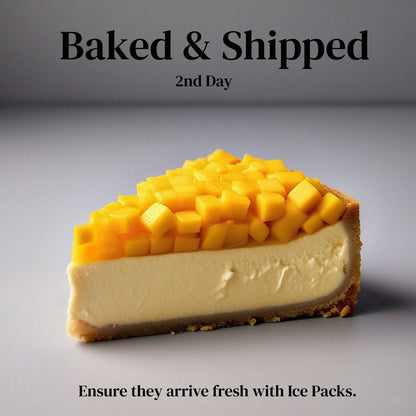 Andy Anand Exquisite 9" Cake: Freshly Crafted in Traditional Style Mango Cake ,Delight in Its Luxuriously Creamy Texture and Intense Flavor