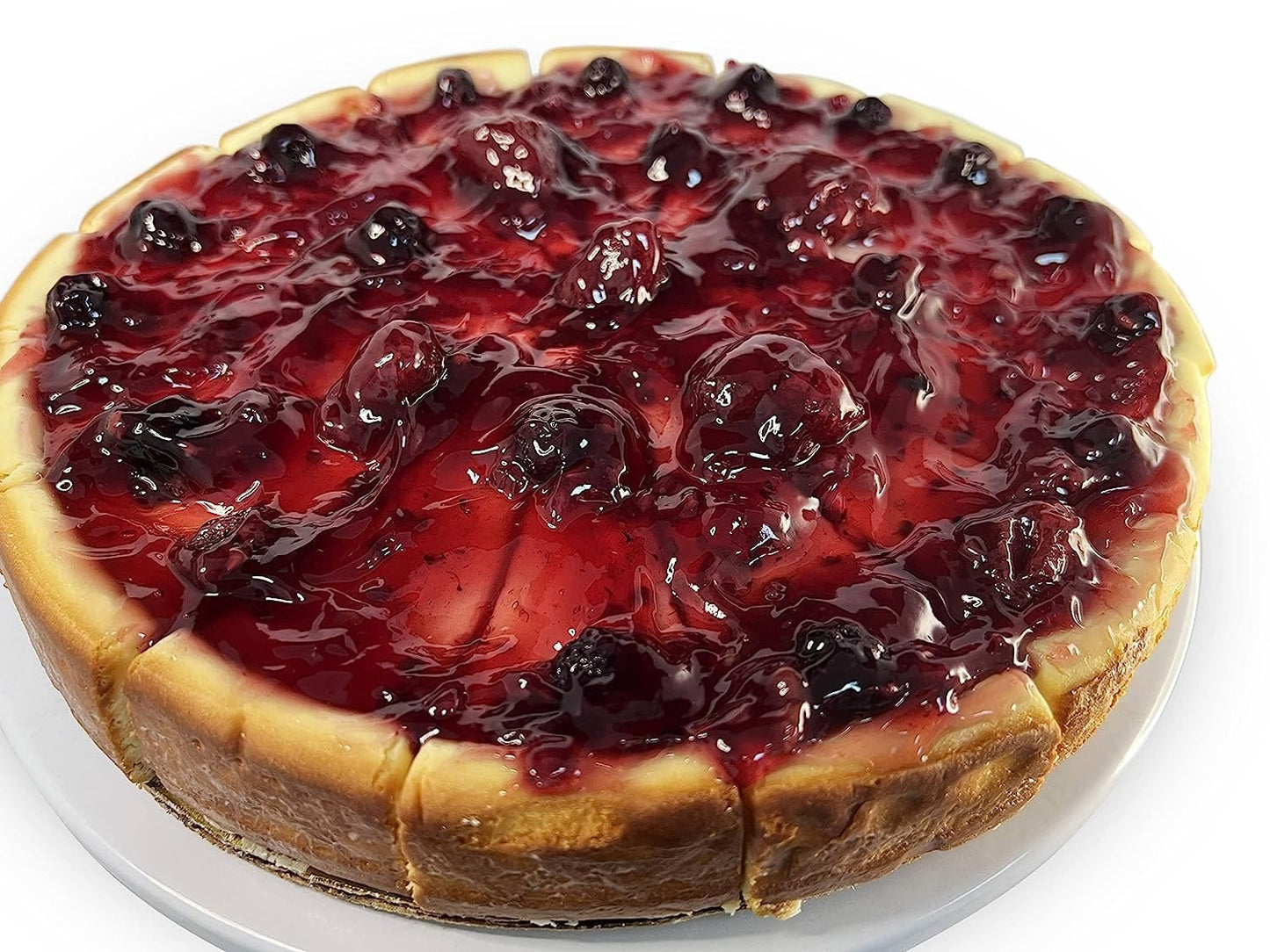 Andy Anand Gluten Free Wild Berry Cheesecake 9" - Delightful Taste, Freshly Baked Like Homemade Gluten-Free Desserts (2.8 lbs)