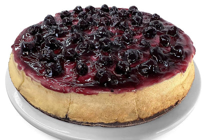 Andy Anand Sugar-Free Blueberry Cheesecake, 9-Inch, 2.6 lb – Diabetic-Friendly, California Cream Cheese, Traditional NY-Style, Birthday Gift