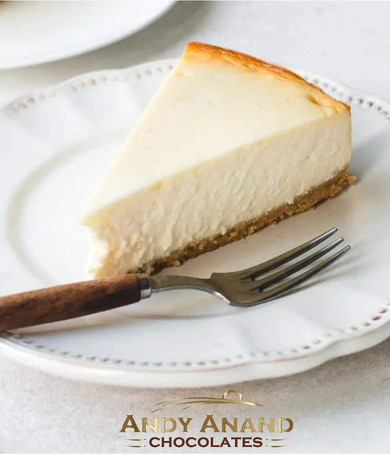 Andy Anand Luxurious New York Style Cheesecake 9" | Handcrafted, Freshly Baked, The Best Cheesecake - Made with Fresh Ingredients and Love (2 lbs)