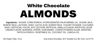 Andy Anand Premium California Greek Yogurt Almond Chocolate  1 lbs - Experience Chocolate Heaven Today