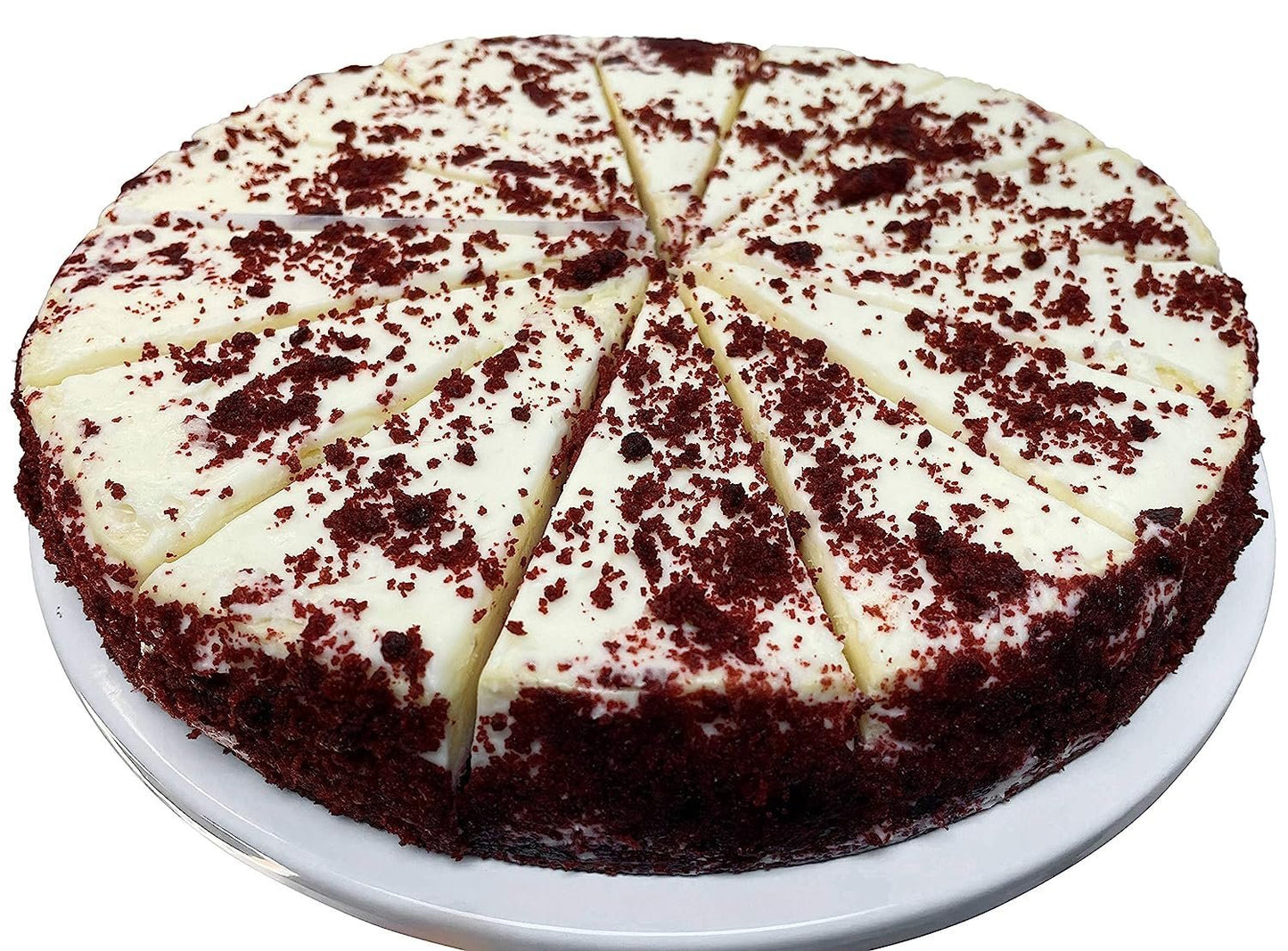 Andy Anand Red Velvet Cheesecake 9" Freshly Baked Classic Cheesecake - A Timeless Dessert for Any Occasion (2 lbs)