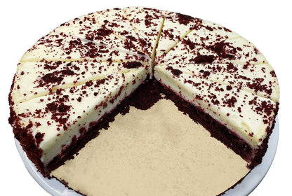Andy Anand Red Velvet Cheesecake 9" Freshly Baked Classic Cheesecake - A Timeless Dessert for Any Occasion (2 lbs)