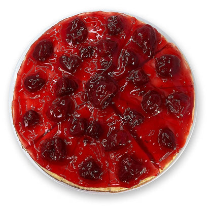 Andy Anand Strawberry Swirl Cheesecake 9" - Decadent Dessert No Bake Required Homemade Cheese Cakes Gift (3.4 lb)