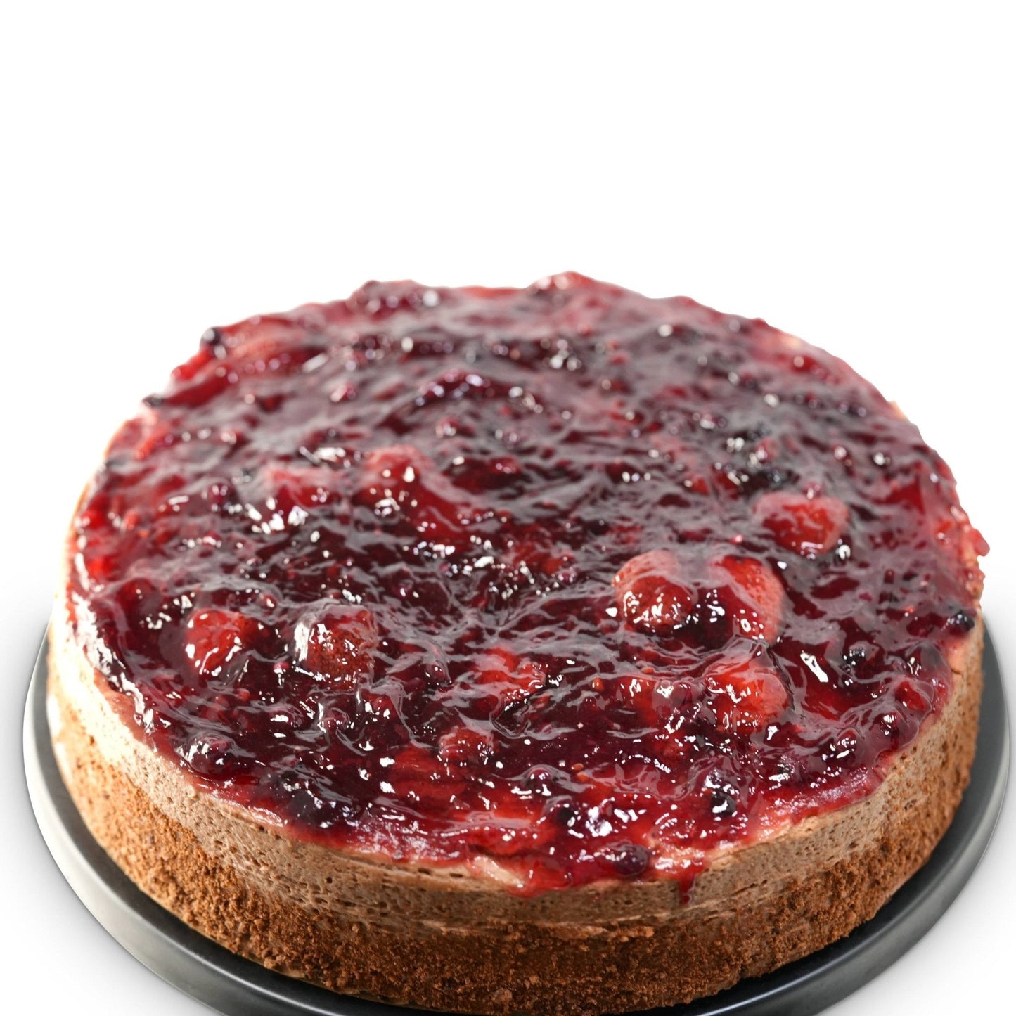 Andy Anand Sugar Free Chocolate Wildberry Mousse Cake (3 lbs) - Enjoy the amazing taste of a classic Chocolate Mousse cake without the sugar! Perfect for guilt-free celebrations