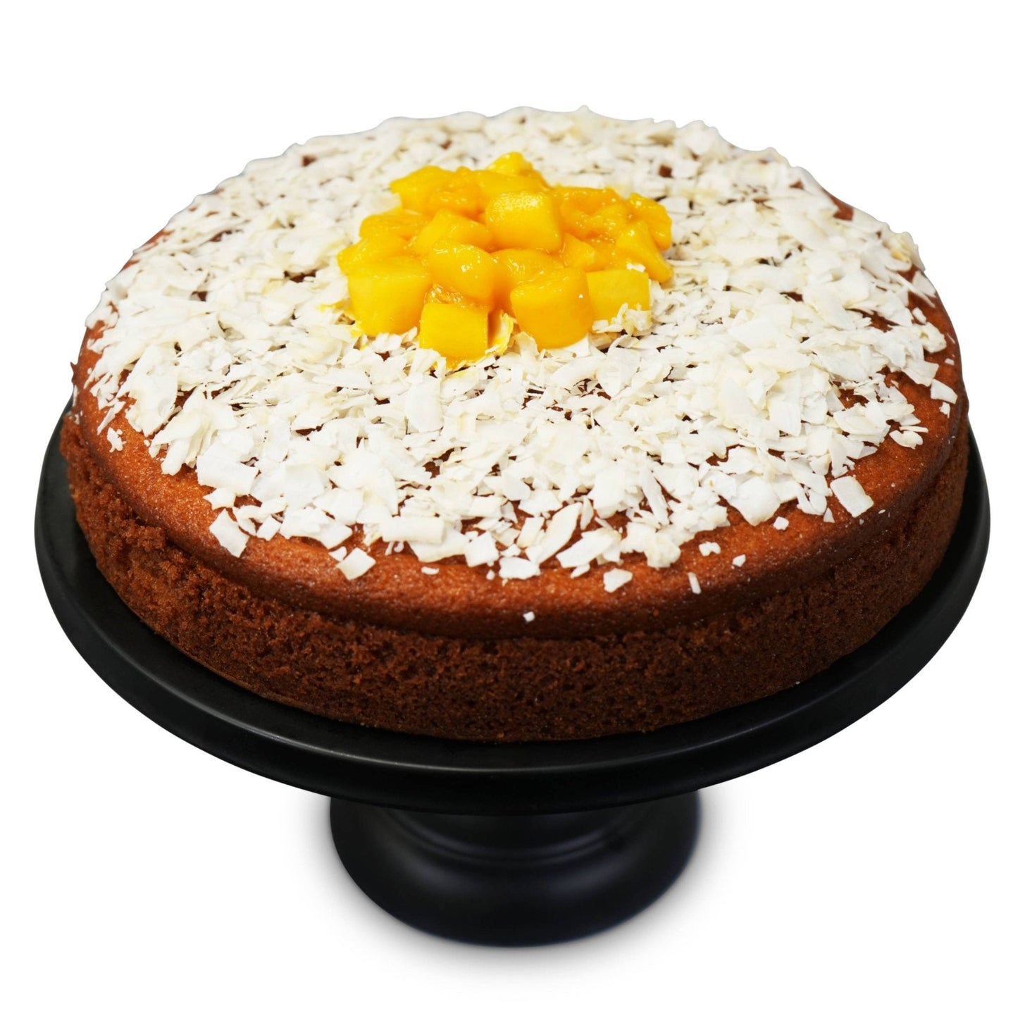 Andy Anand Sugar Free Coconut Cake - Mango Dessert 2.5 lbs a moist Mango delight infused with rich Coconut and fresh Mango