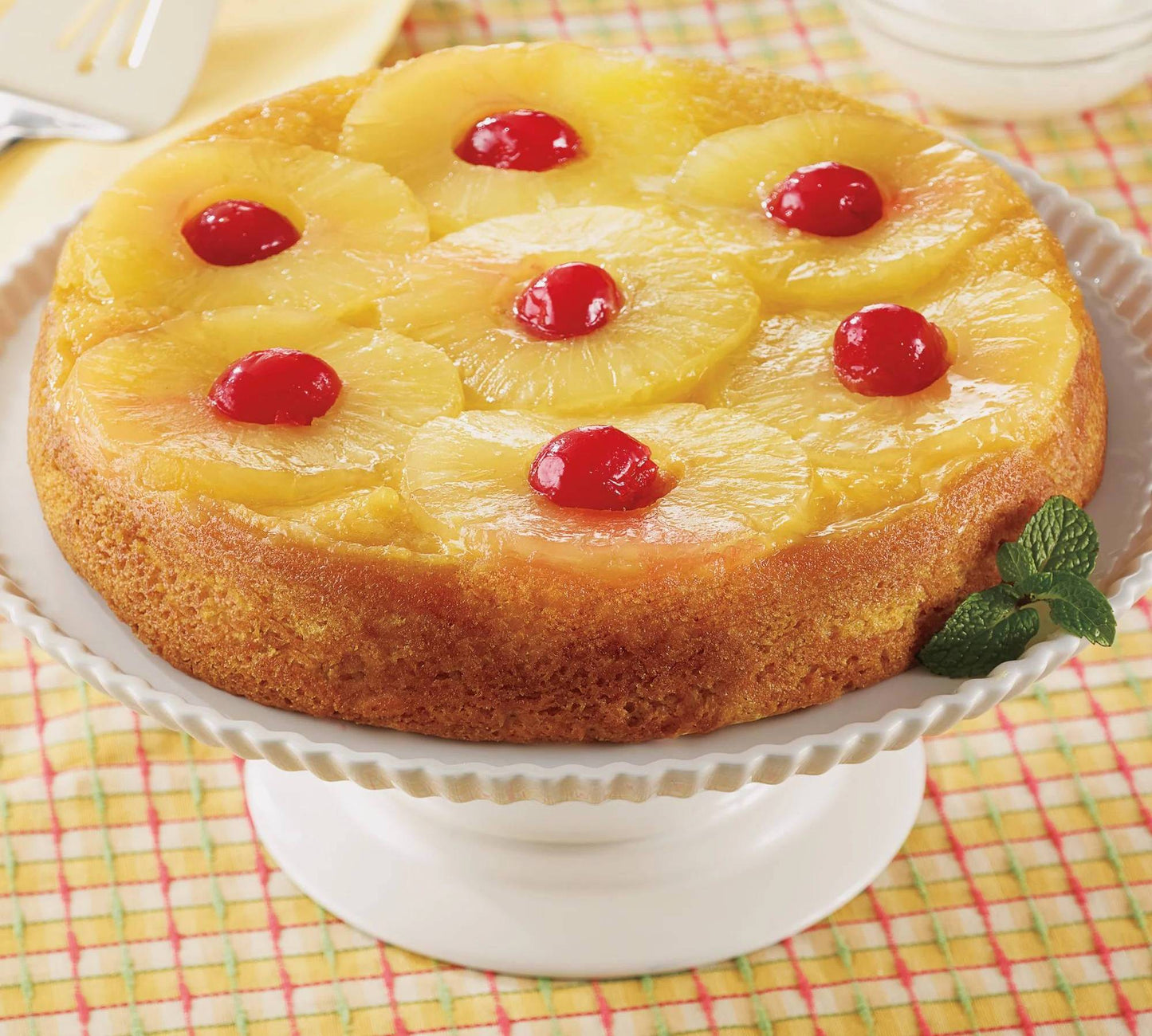 Andy Anand Sugar Free Pineapple Upside Down Cake 9" - Freshly Baked in Homemade Style Cake Recipe (2.6 lbs)