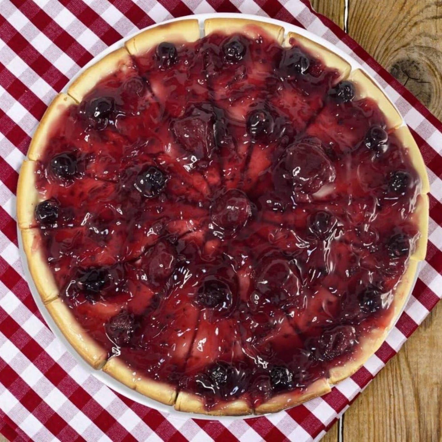Andy Anand Sugar Free Wild Berry Cheesecake 9" - Perfect Taste Like Home Made, Best Cheese cake Near Me For Parties Celebrations & Dessert Lovers (2.8 lbs)