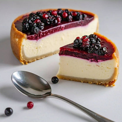 Andy Anand Sugar Free Wild Berry Cheesecake 9" - Perfect Taste Like Home Made, Best Cheese cake Near Me For Parties Celebrations & Dessert Lovers (2.8 lbs)