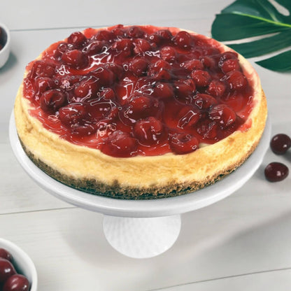 Andy Anand's Deliciously Indulgent Sugar Free Cherry Cake  9" - Soft Creamy & Moist Decadent Cakes From Bakery (2.9 lbs)