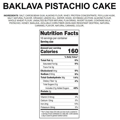Andy Anand Baklava Pistachio Cake, 9-Inch, 2.8 lb – Turkish Baklava & California Pistachio Fusion, Freshly Baked, Birthday Gift Box
