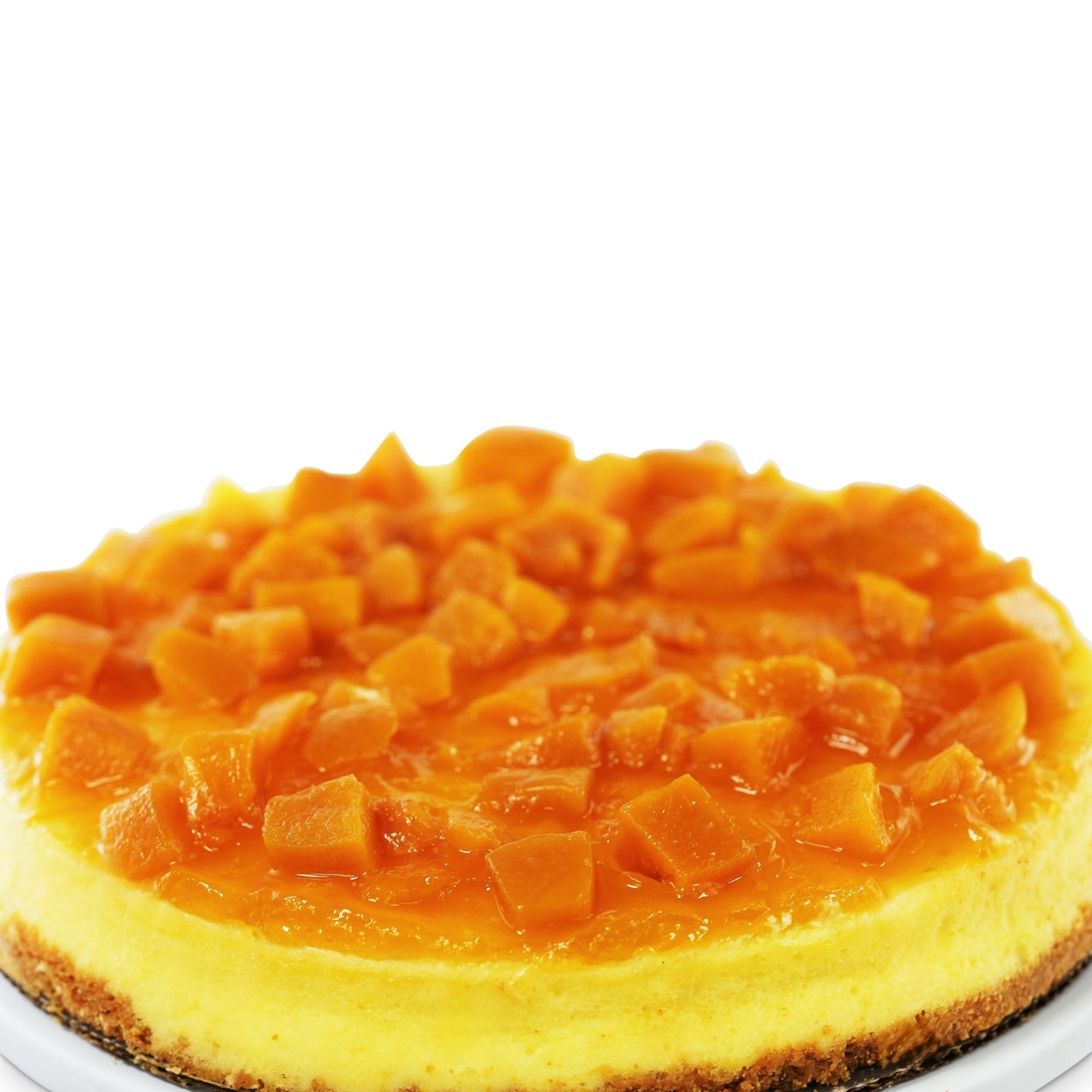 Andy Anand's Sugar Free Peach Cheesecake 9" - Bakery Desserts, Scrumptiously Sweet, Best Cheese Cake For  Celebrations & Dessert Lovers (2 lbs)