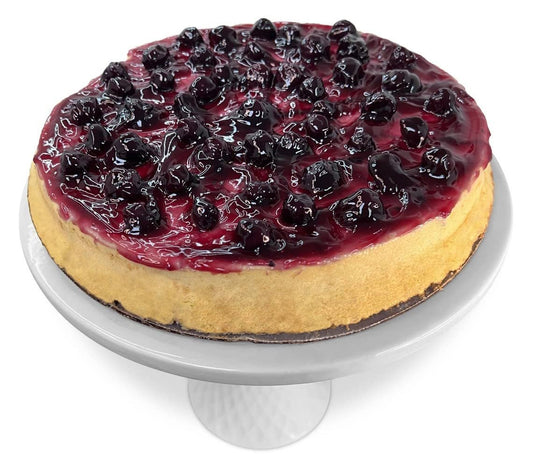 Andy Anand's Traditional Blueberry Cake 9" - Daily Freshly Baked Moist Decadent Cakes From Bakery - Indulge in Creamy Bliss (2.8 lbs)