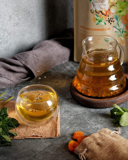 Anti-Inflammatory Tea, Loose Leaf, USDA Organic, Kosher, Herbal & Caffeine-Free - 4 oz (114g)