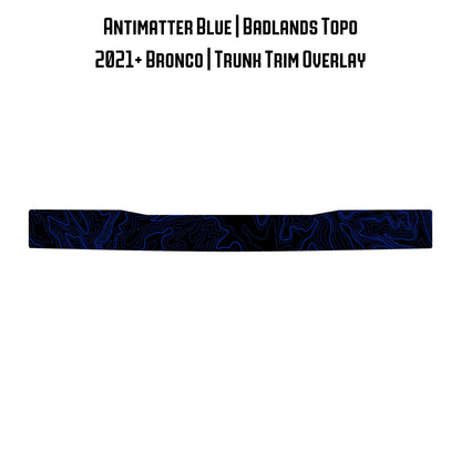 Topo Trunk Trim Overlay / Protector - 2021+ Bronco