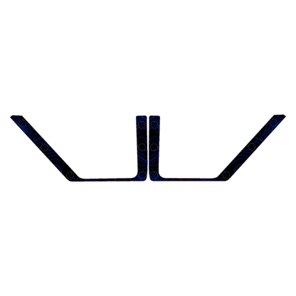 Topo Front Door Net Trim Overlay Kit (Printed Series) - 2021+ Bronco