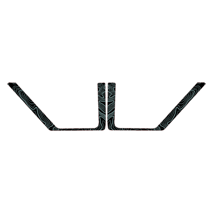 Topo Rear Door Net Trim Overlay Kit (Printed Series) - 2021+ Bronco