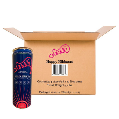 Sarilla Hoppy Hibiscus Alcohol-Free Spritzer - 12 Cans