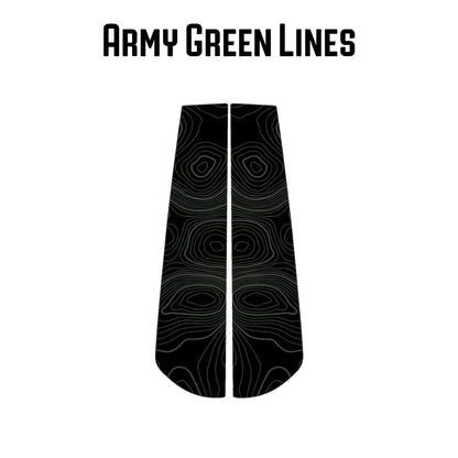 Topographic Sliding Rear Window Trim Overlays - 2025+ 4Runner