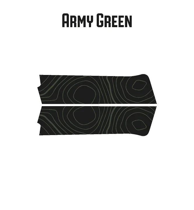 Topographic Outer Hood Trim Overlay (Top) - 2024+ Land Cruiser