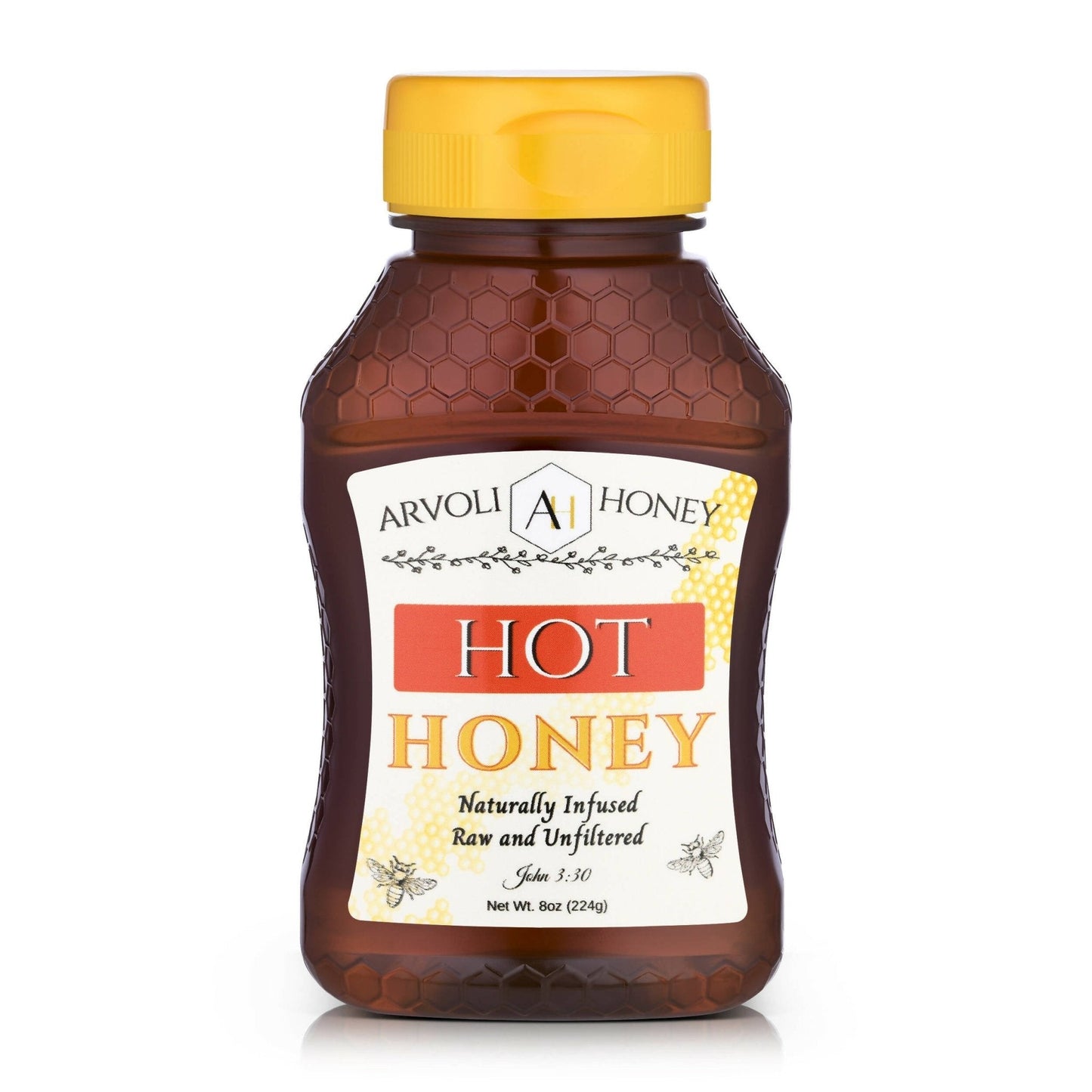 Arvoli Honey Hot Honey Bottle - 8 oz