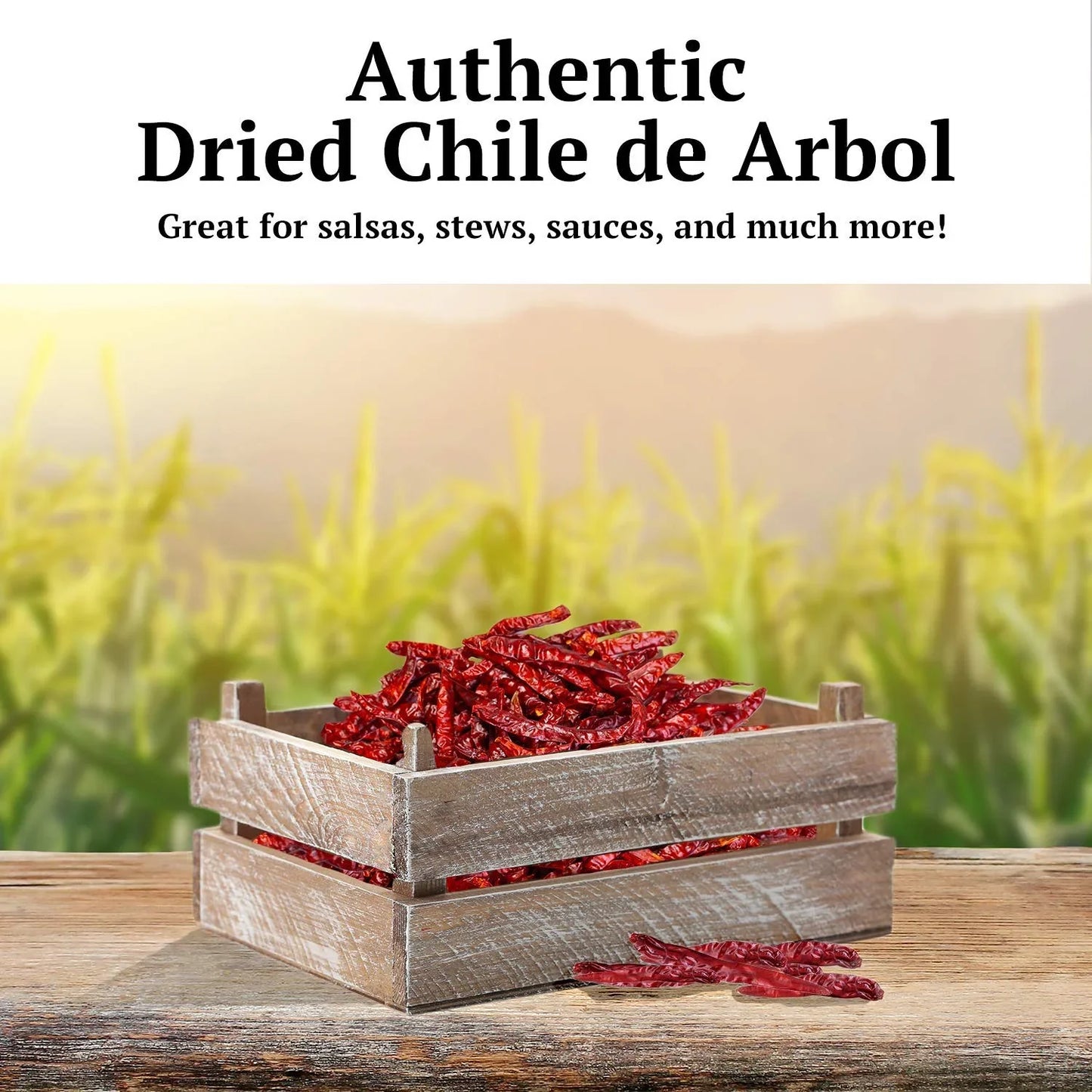 Chile de Árbol Dried Chiles – Hot & Authentic Mexican Peppers