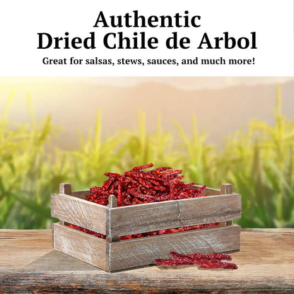 Chile de Árbol Dried Chiles – Hot & Authentic Mexican Peppers