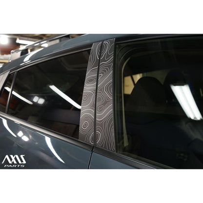Topographic Map Pillar Overlays - 2024+ Crosstrek