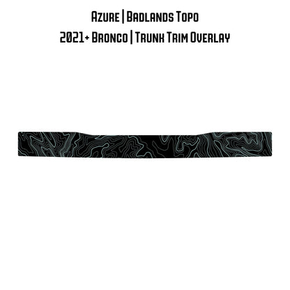 Topo Trunk Trim Overlay / Protector - 2021+ Bronco