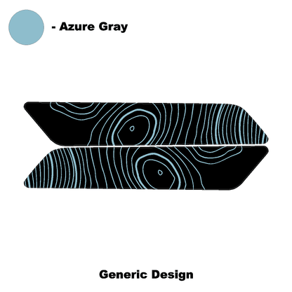 Topo Interior Front Door Grab Handle Overlay Kit (Printed + Laser Series) - 2021+ Bronco