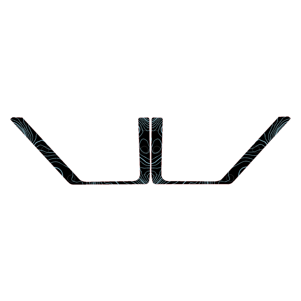 Topo Front Door Net Trim Overlay Kit (Printed Series) - 2021+ Bronco