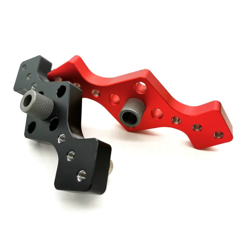 Woodworking 6/8/10Mm Vertical Pocket Hole Jig Self Centering Dowel Drill Guide Pin Fixture Sliding Drilling Punch Guide Set