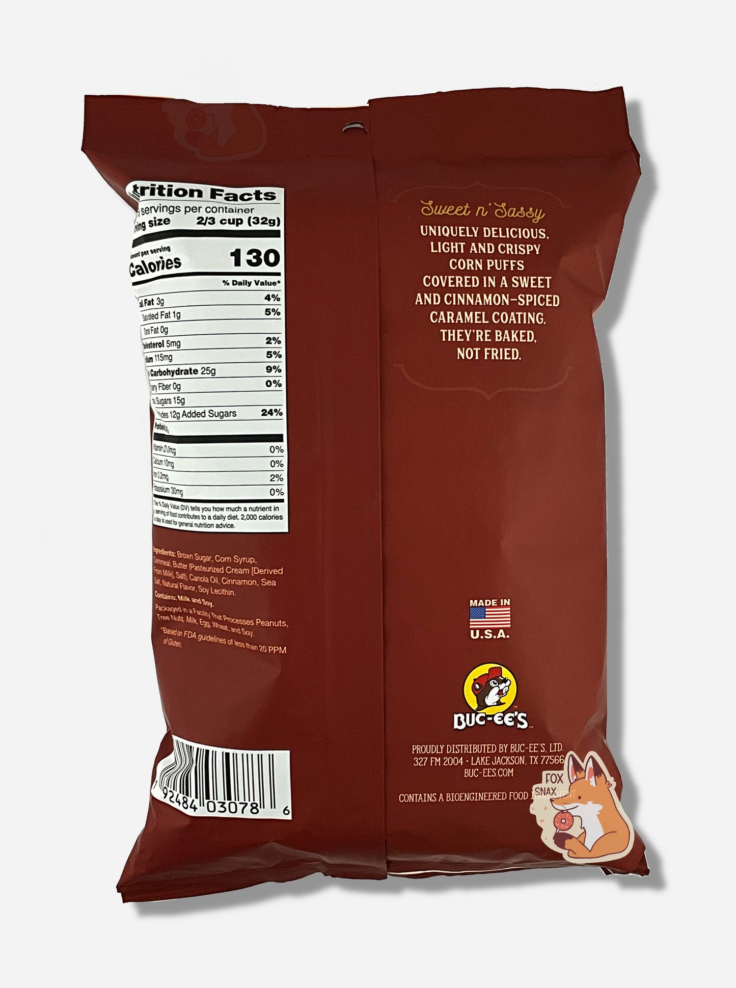 Buc-ee's Cinnamon Sweet Beaver Nuggets