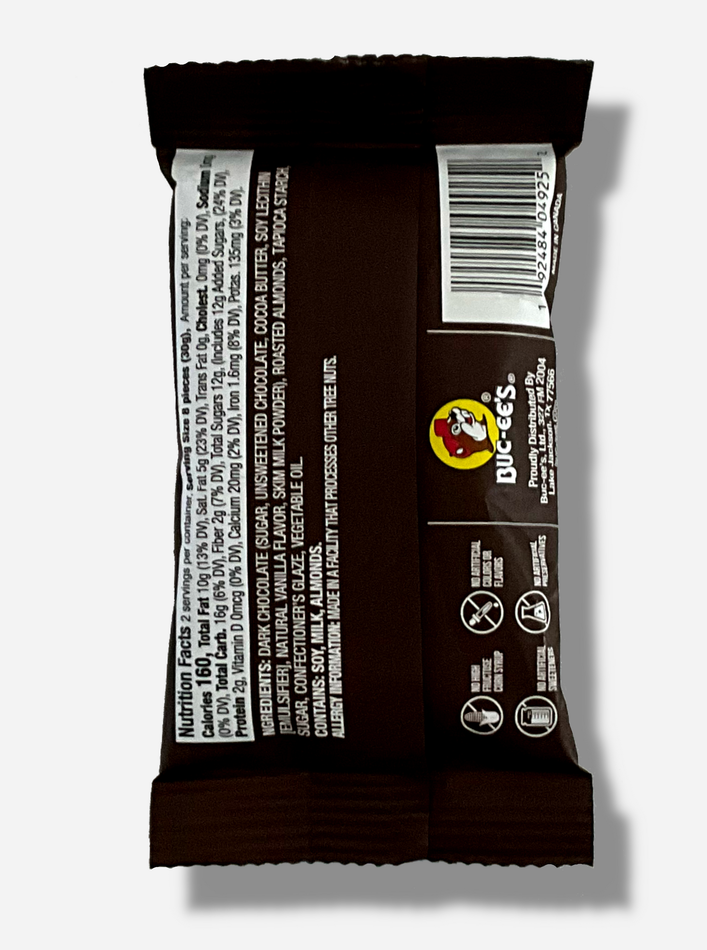 Buc-ee's Dark Chocolate Almonds