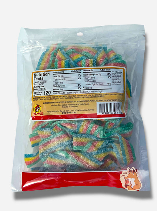 Buc-ee's Quattro Sour Power Candy Belts