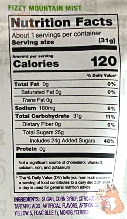 Andersen's Fizzy Mountain Mist