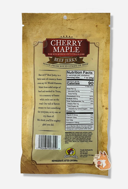 Buc-ee's Cherry Maple Beef Jerky