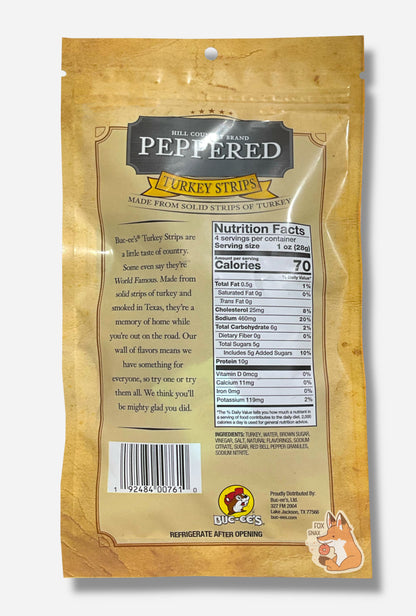 Buc-ee's Hill Country Brand Peppered Turkey Strips