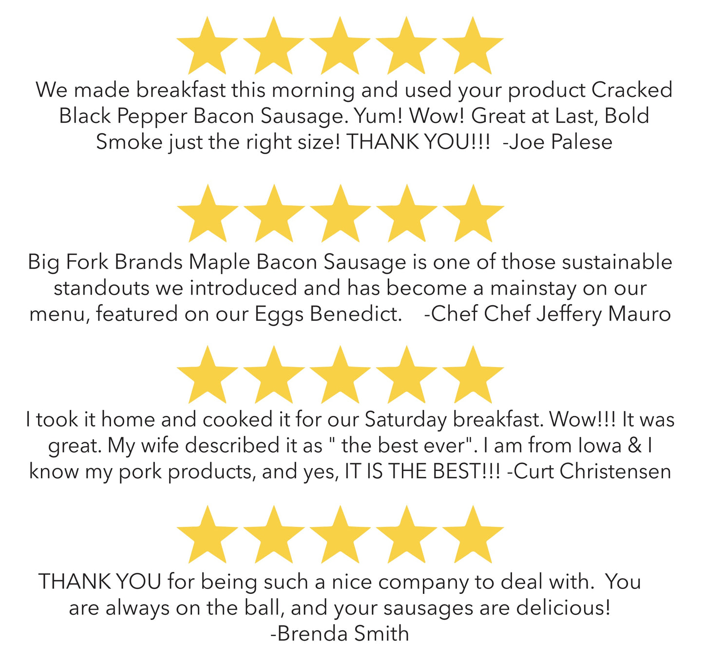 Bacon Sausage 5 Pack - Best Selling Flavors