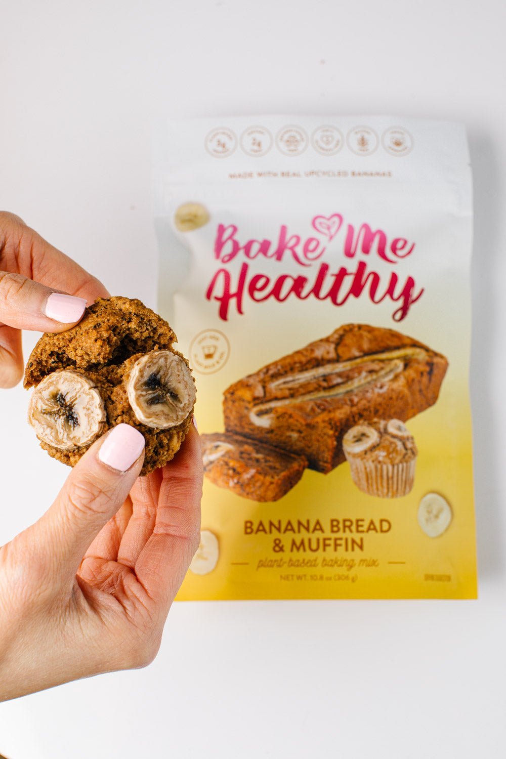 Bake Me Healthy Banana Bread & Muffin Plant-Based Baking Mix Case - 6 Bags