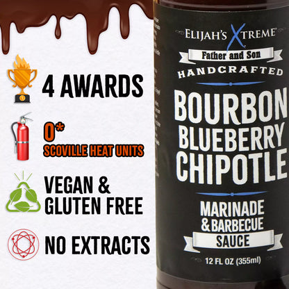Bourbon Blueberry Chipotle BBQ Sauce & Marinade