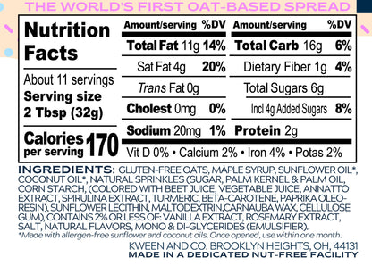 Birthday Cake Granola Butter by Oat Haus