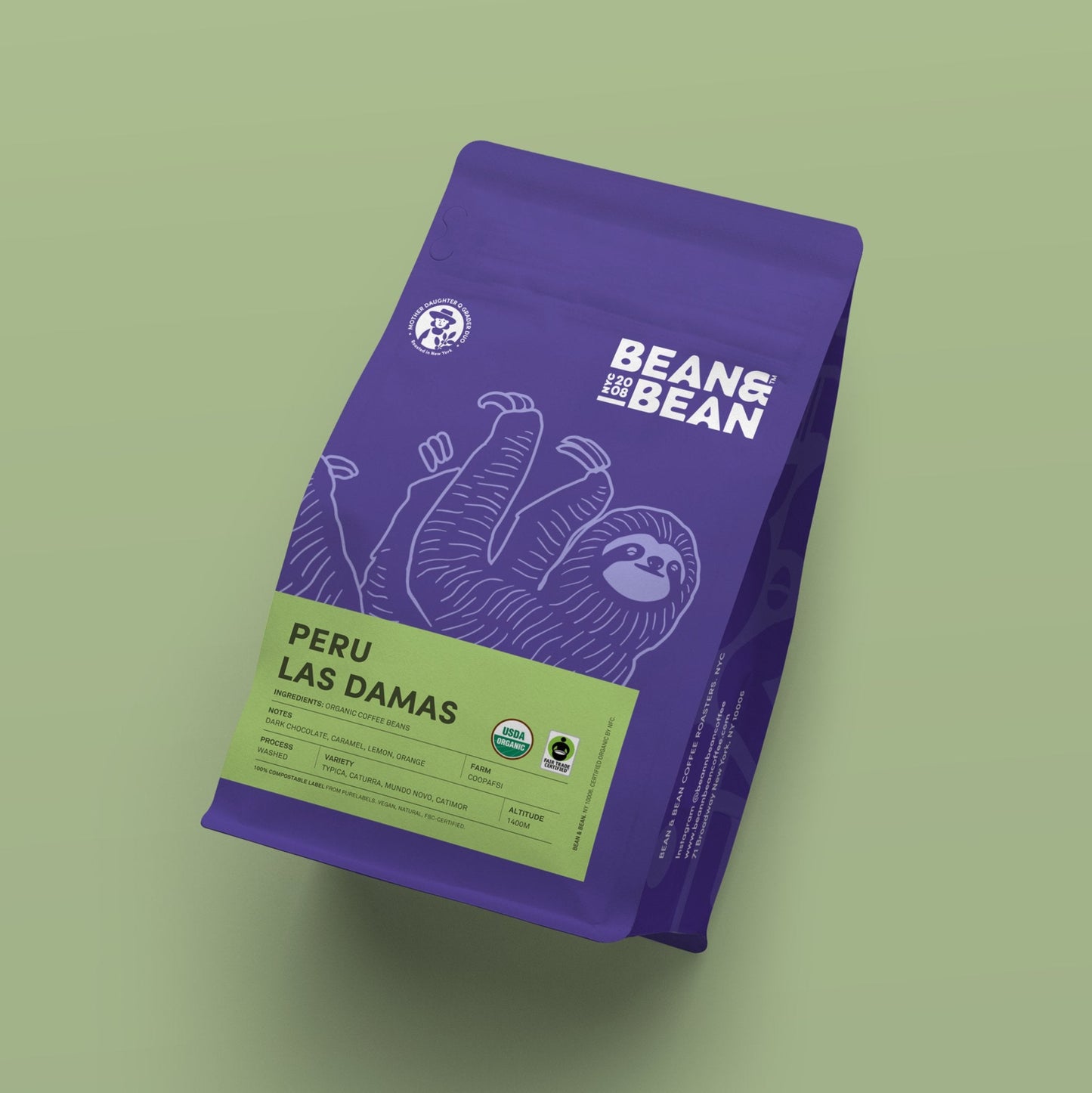 Bean & Bean Coffee Roasters Peru Las Damas Coffee