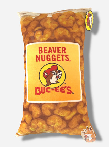 Buc-ee's Beaver Nuggets Pillow