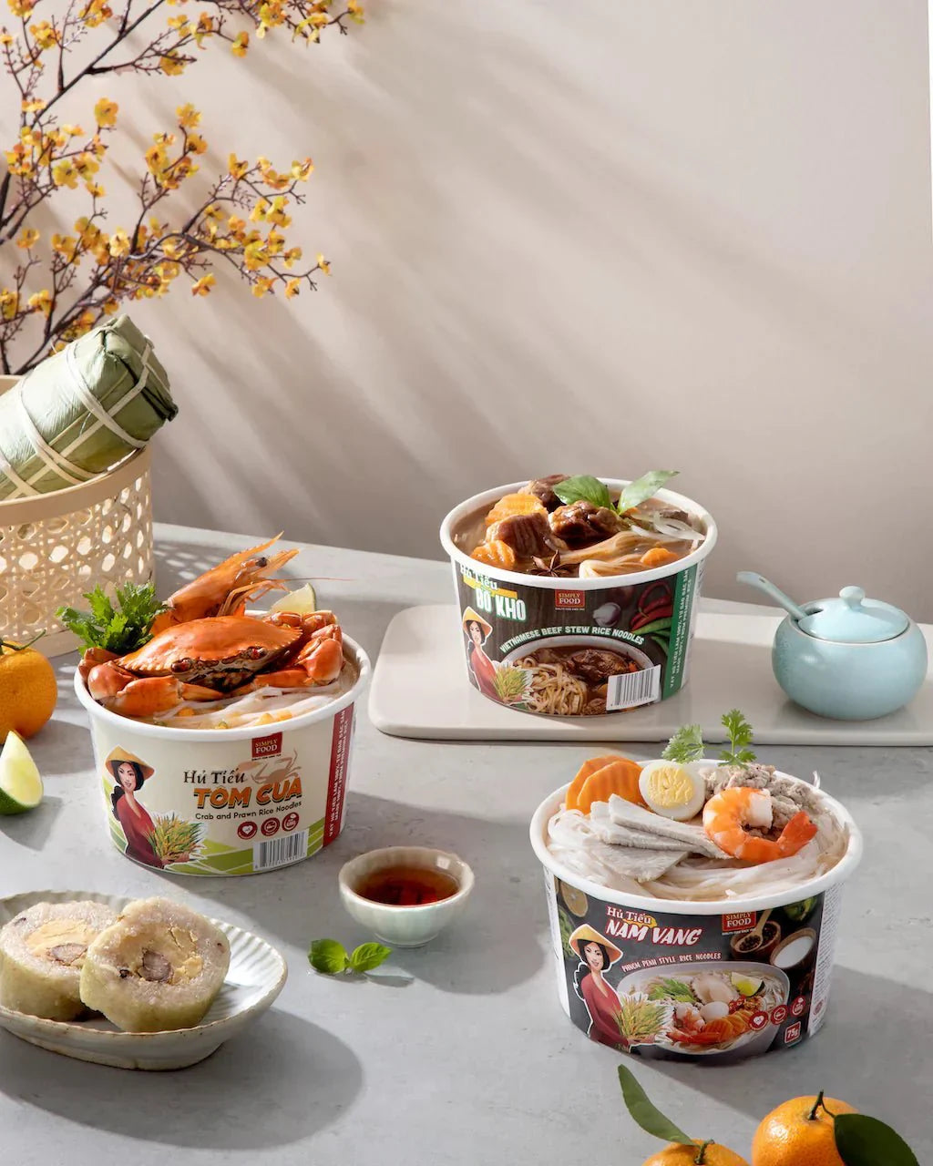 Beef Stew Rice Noodles (Hu Tie Bo Kho) 55g each/ 9 Bowls