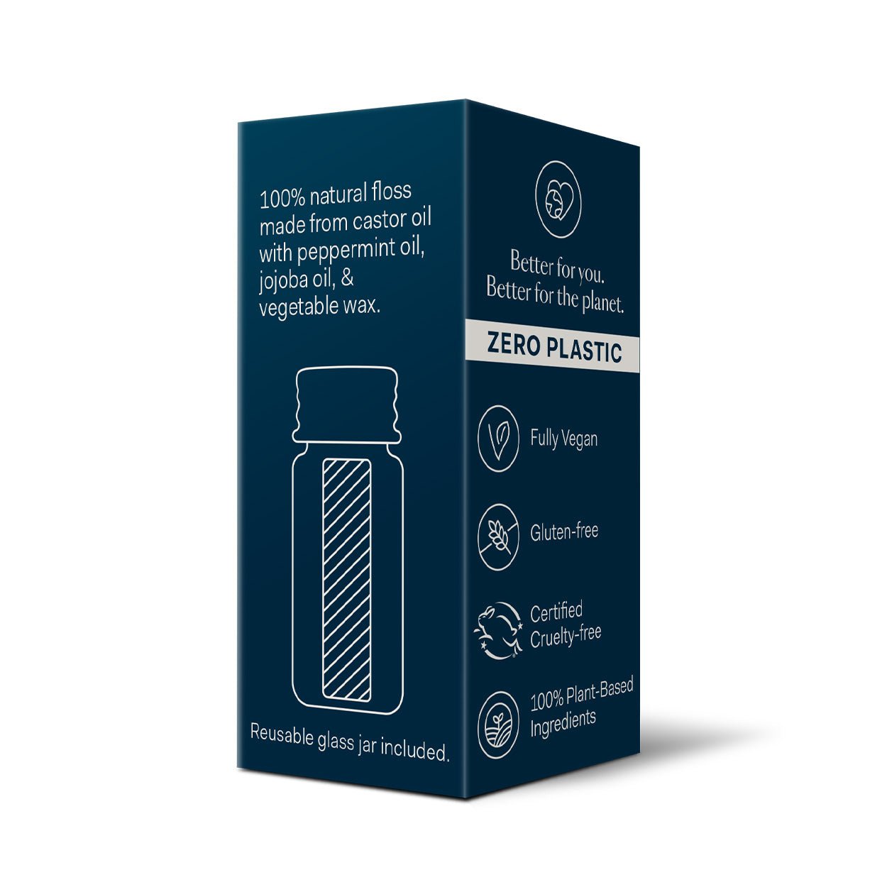 Better & Better Natural Floss in Glass Jar